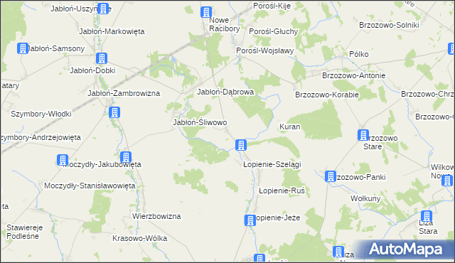 mapa Stokowisko, Stokowisko na mapie Targeo