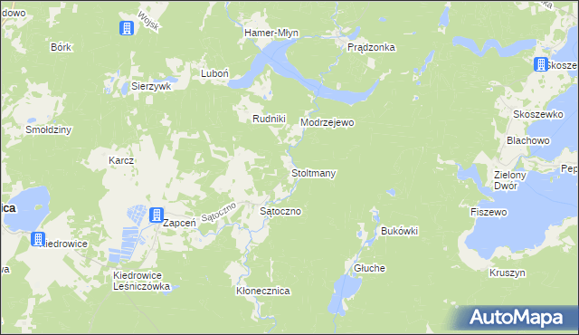 mapa Stoltmany, Stoltmany na mapie Targeo