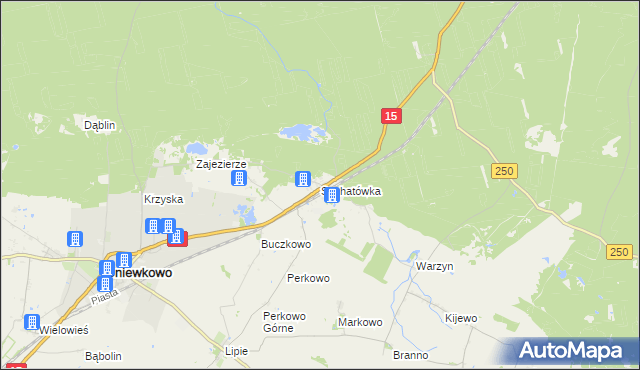 mapa Suchatówka, Suchatówka na mapie Targeo