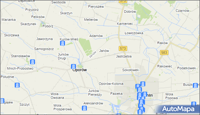 mapa Świechów, Świechów na mapie Targeo