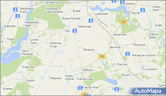 mapa Święciec, Święciec na mapie Targeo
