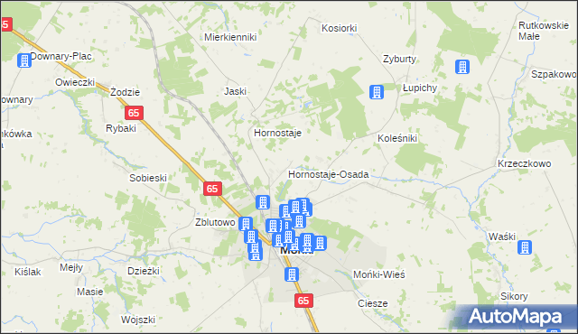 mapa Świerzbienie, Świerzbienie na mapie Targeo