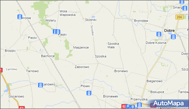 mapa Szostka, Szostka na mapie Targeo