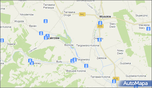 mapa Targowisko-Kolonia, Targowisko-Kolonia na mapie Targeo