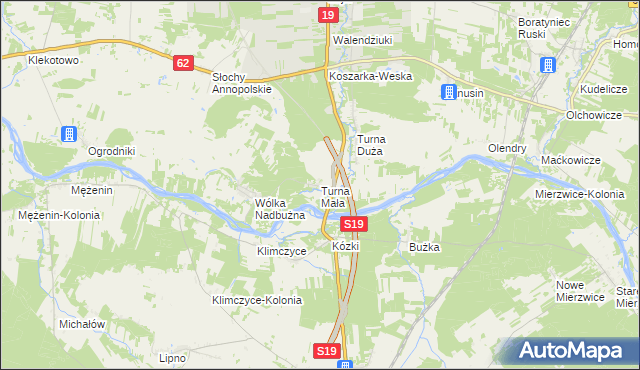 mapa Turna Mała, Turna Mała na mapie Targeo