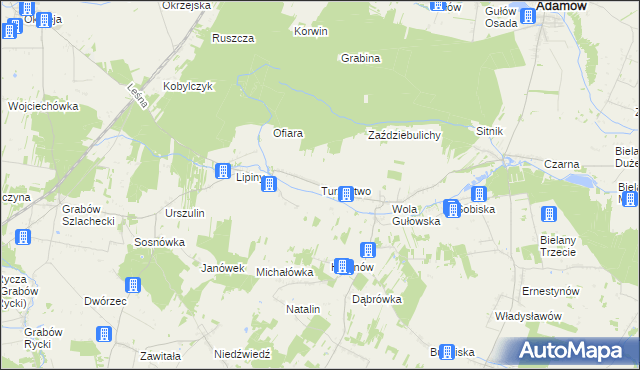 mapa Turzystwo, Turzystwo na mapie Targeo