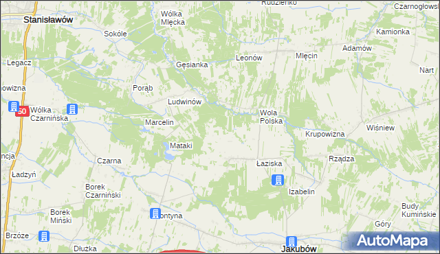 mapa Tymoteuszew, Tymoteuszew na mapie Targeo