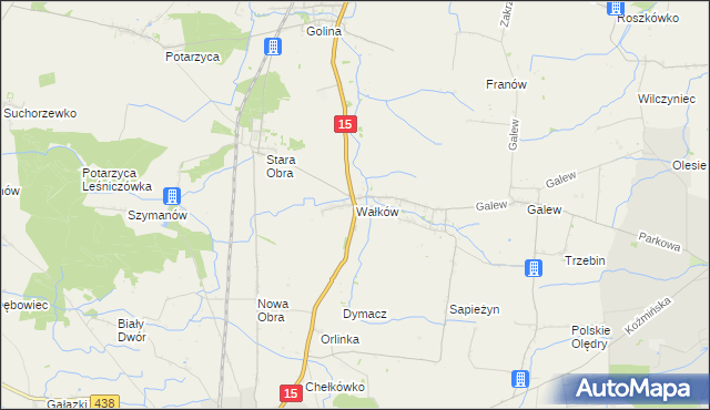 mapa Wałków, Wałków na mapie Targeo