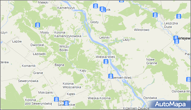 mapa Wieska-Wieś, Wieska-Wieś na mapie Targeo