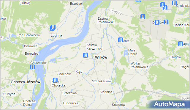 mapa Wilków powiat opolski, Wilków powiat opolski na mapie Targeo