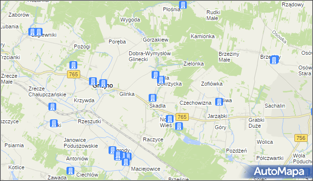 mapa Wola Zofiowska, Wola Zofiowska na mapie Targeo