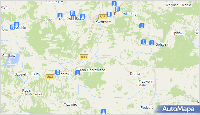 mapa Wólka Kobyla, Wólka Kobyla na mapie Targeo