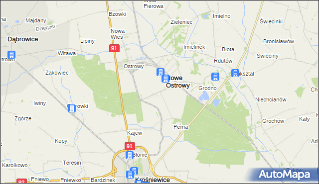 mapa Wołodrza, Wołodrza na mapie Targeo