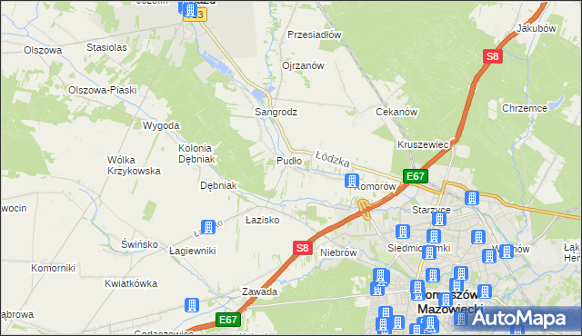 mapa Zaborów Drugi, Zaborów Drugi na mapie Targeo