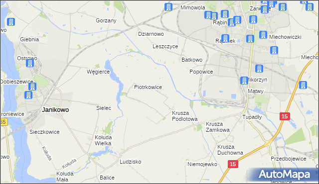 mapa Żalinowo, Żalinowo na mapie Targeo