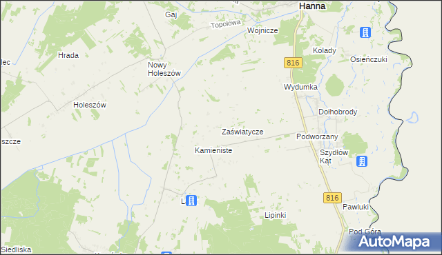 mapa Zaświatycze, Zaświatycze na mapie Targeo