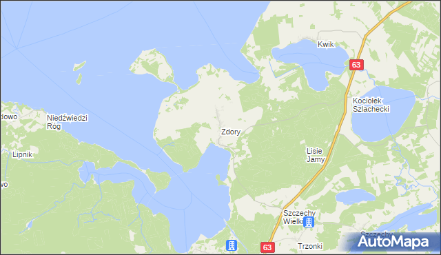 mapa Zdory, Zdory na mapie Targeo