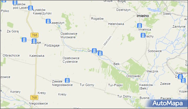 mapa Zegartowice gmina Imielno, Zegartowice gmina Imielno na mapie Targeo