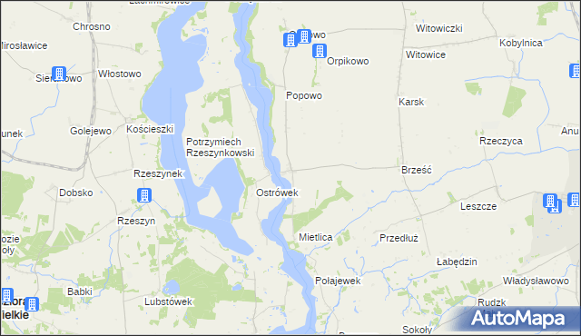 mapa Złotowo gmina Kruszwica, Złotowo gmina Kruszwica na mapie Targeo