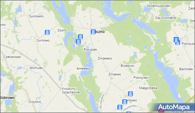 mapa Żmijewko, Żmijewko na mapie Targeo