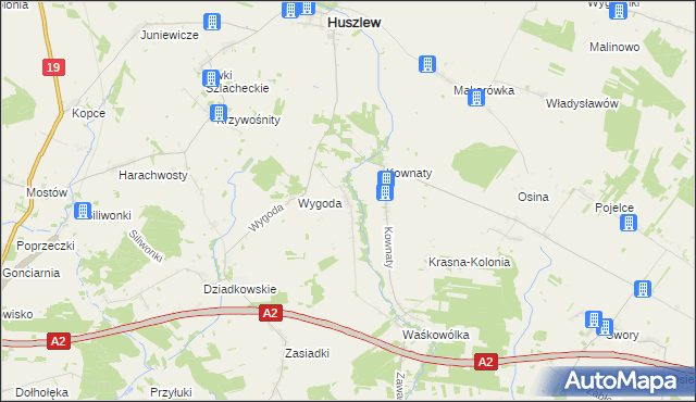 mapa Żurawlówka, Żurawlówka na mapie Targeo