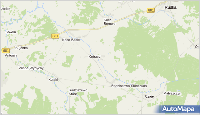 mapa Łempice gmina Ciechanowiec, Łempice gmina Ciechanowiec na mapie Targeo