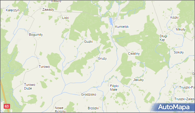 mapa Gruzy, Gruzy na mapie Targeo