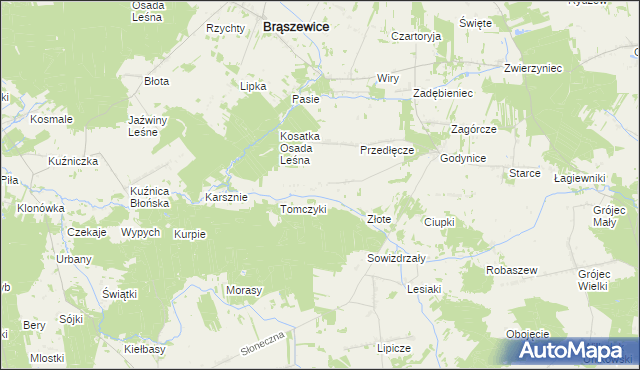 mapa Sokolenie, Sokolenie na mapie Targeo