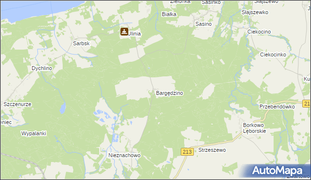 mapa Bargędzino, Bargędzino na mapie Targeo