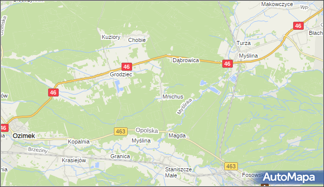 mapa Mnichus, Mnichus na mapie Targeo