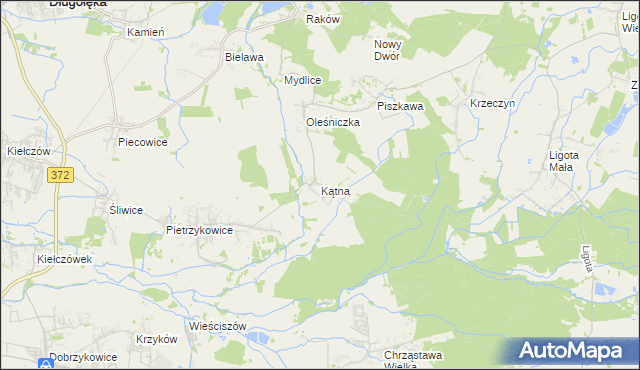 mapa Kątna, Kątna na mapie Targeo