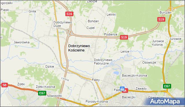 mapa Nowe Aleksandrowo, Nowe Aleksandrowo na mapie Targeo