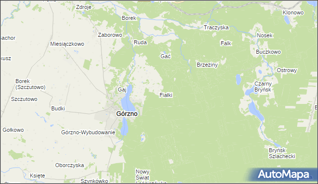 mapa Fiałki, Fiałki na mapie Targeo