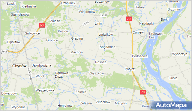 mapa Jurandów, Jurandów na mapie Targeo