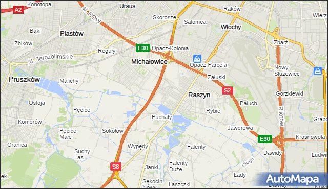 mapa Nowe Grocholice, Nowe Grocholice na mapie Targeo