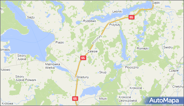 mapa Janisze gmina Ełk, Janisze gmina Ełk na mapie Targeo