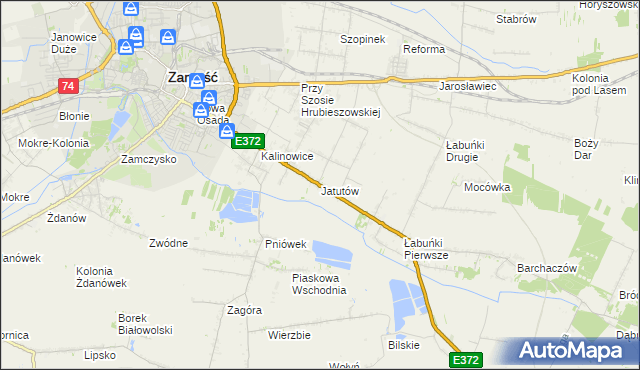 mapa Jatutów, Jatutów na mapie Targeo