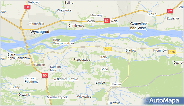 mapa Nowa Wieś-Śladów, Nowa Wieś-Śladów na mapie Targeo