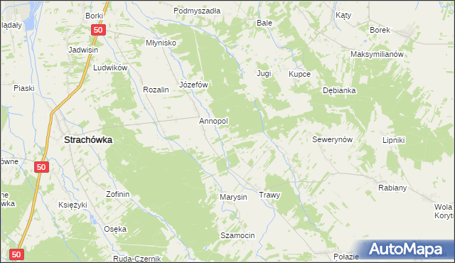 mapa Nowy Świętochów, Nowy Świętochów na mapie Targeo