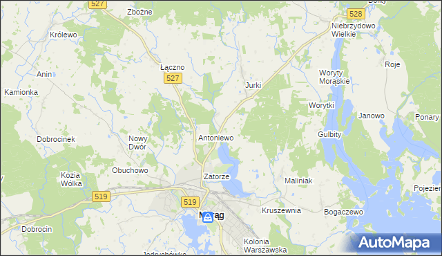 mapa Plebania Wólka, Plebania Wólka na mapie Targeo