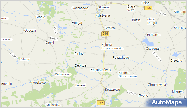 mapa Poczałkowo Kolonia, Poczałkowo Kolonia na mapie Targeo