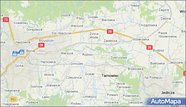 mapa Sądkowa, Sądkowa na mapie Targeo