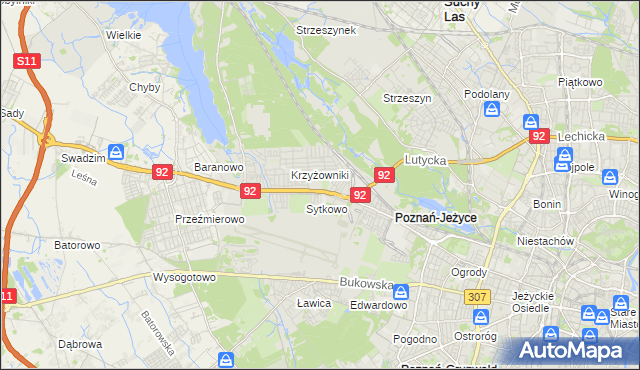 mapa Smochowice, Smochowice na mapie Targeo