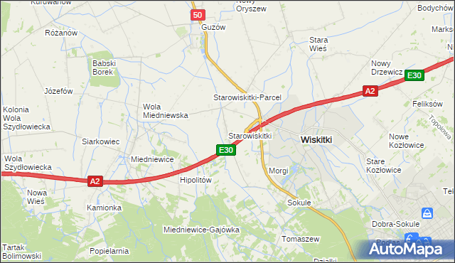 mapa Starowiskitki, Starowiskitki na mapie Targeo