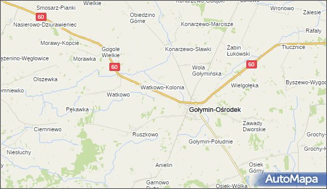 mapa Stary Kałęczyn, Stary Kałęczyn na mapie Targeo