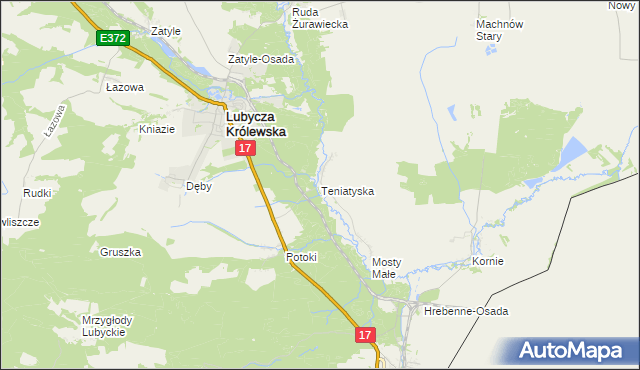 mapa Teniatyska, Teniatyska na mapie Targeo