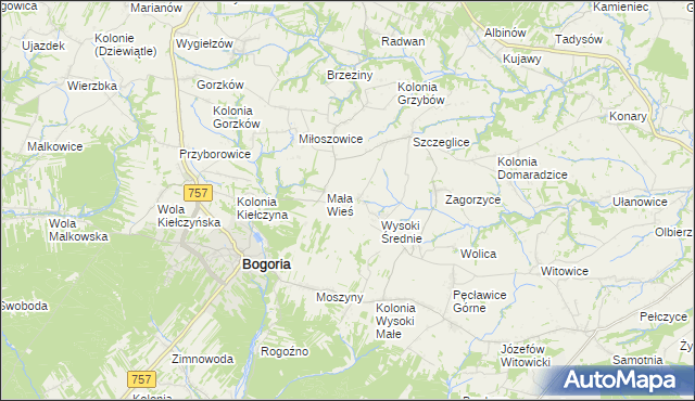 mapa Wysoki Duże, Wysoki Duże na mapie Targeo