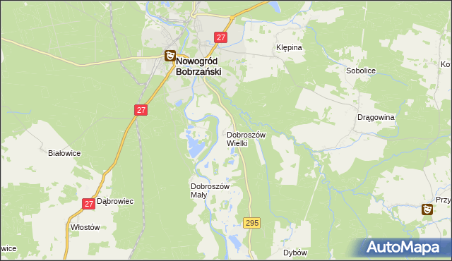 mapa Dobroszów Wielki, Dobroszów Wielki na mapie Targeo