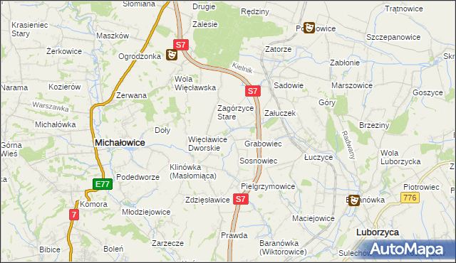 mapa Sieborowice, Sieborowice na mapie Targeo