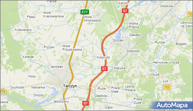 mapa Kotorydz, Kotorydz na mapie Targeo